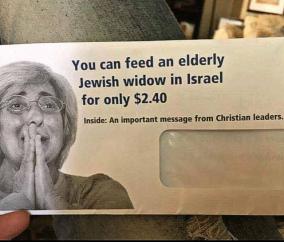 You can feed an elderly Yehuborim widow in israel for only 2.40 - Christian Leaders.jpg