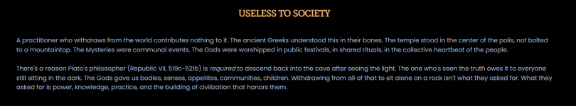 Life Ethic XXV Against Asceticism.png